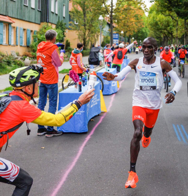 nutrição de kipchoge na maratona